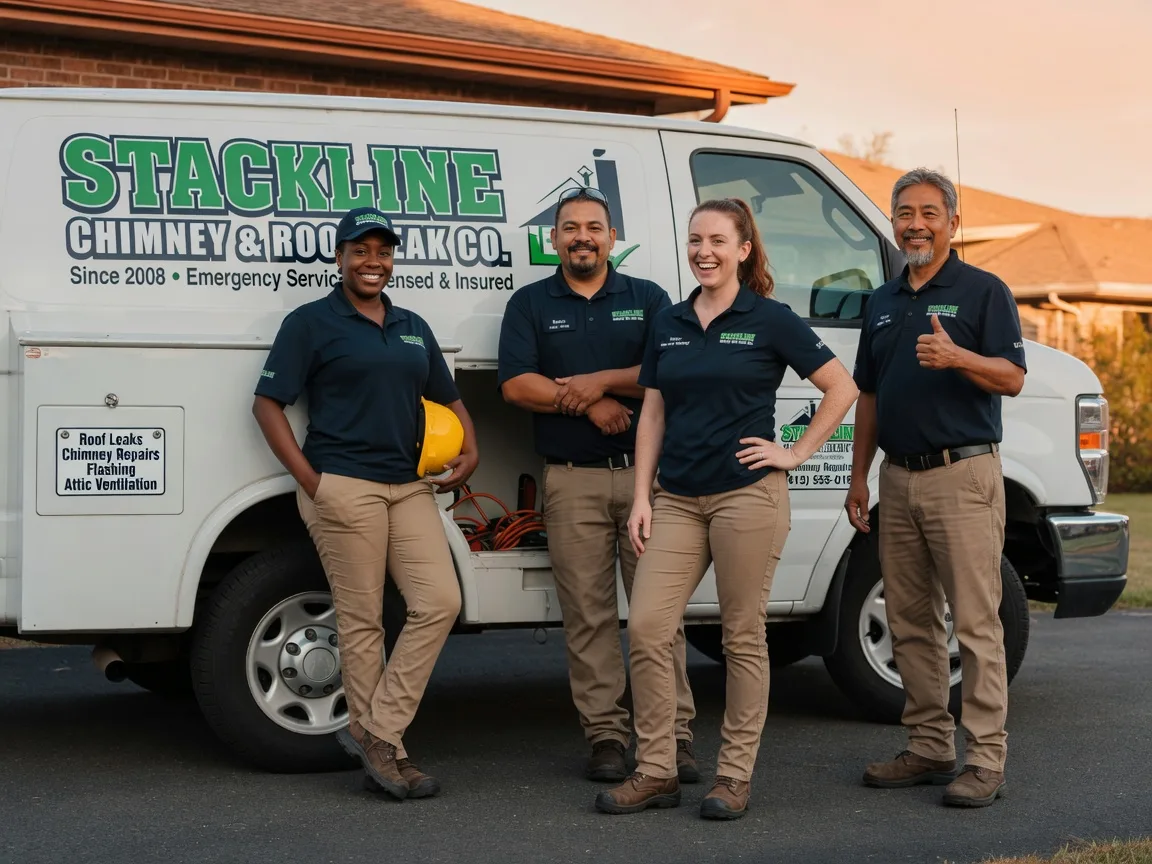 Chimney flashing repair company in Wood, PA